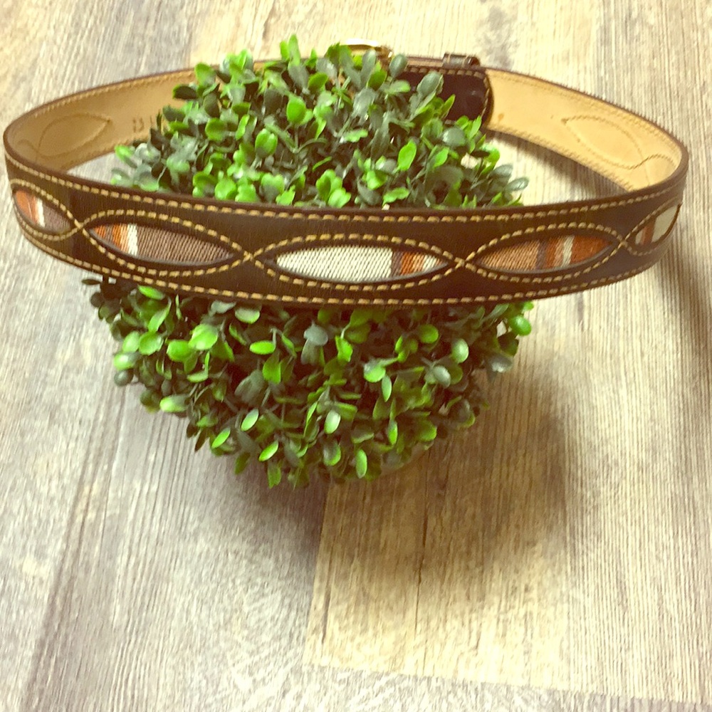 Bohemian split cowhide bonded lined leather belt